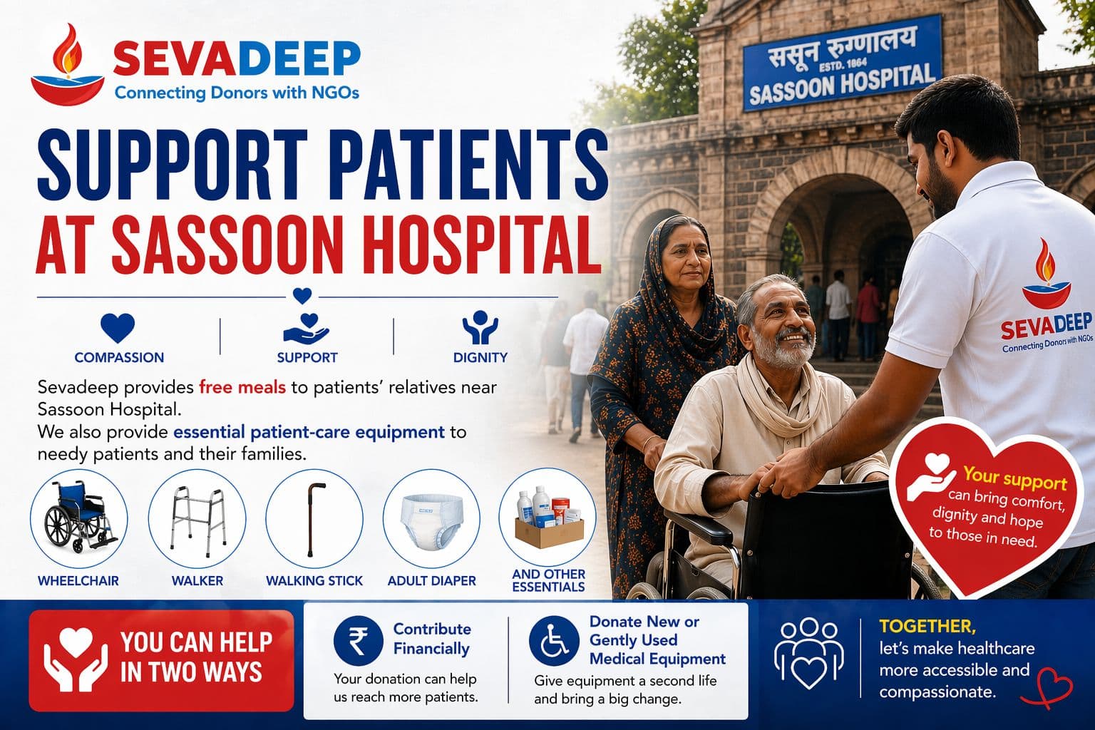 Support Patients at Sassoon Hospital